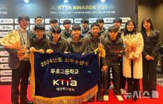 포항두호고, 탁구협회 '최우수 단체상·지도자상·신인상'