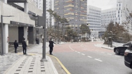 (주)현대그린푸드 현대자동차테크원(판교) | 정의선, 자율주행차 타고 판교 달렸다…개발 성과 격려