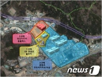 (주)송암개발 제이스텍아산지점 | 광주 송암산단 디지털콘텐츠 산업클러스터 윤곽