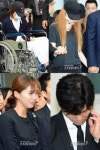 리세 떠나 보내는 길, 하염없이 눈물만…휠체어 탄 소정도 함께였다