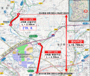 오미재터널북측(하) | 영천 오미동~화남면 신호리 4.3km 구간 21일 오후 3시 4차로 개통