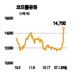 코오롱유화 "추가 상승 기다려라"