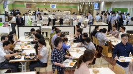 비케이테크 구내식당 | 북적이는 구내식당