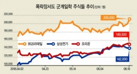 폭락장서도 존재감 ‘과시’…삼성전기·BGF리테일 ‘군계일학’