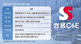 쌍용씨앤비구내매점 | 쌍용C&E, 사업구조 재편…신용도 개선 '아직'