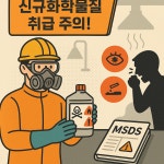씨엔에스(C&S, Clean and Safety) | ‘피부 부식·발암성’ 신규화학물질 다수…정부 “취급 시 보호구 착용 필수”