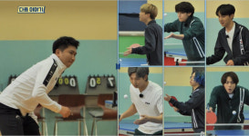 방탄소년단, 유승민 IOC 위원과 ‘탁구 교실’