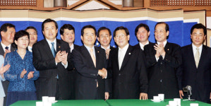 범여 후보경선 양대리그로 가나