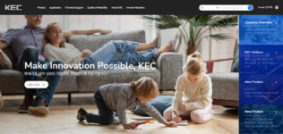 케이씨렌탈.전기 | KEC, 공식 웹사이트 개편