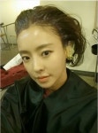 설민헤어 바이(by) 예뻐졌다 | 이다희 미용실 셀카 공개…'염색할 때도 예뻐'
