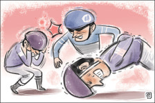 기수대기실스낵코너 | '손찌검'-'얼차려' 등 살벌한 기수 대기실
