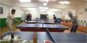 최강창민 VS 구자철, '훈훈한' 탁구경기로 우정 인증