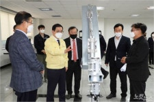 허성무 창원시장, 공작기계 전문기업 ㈜성산암데코 방문