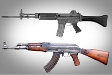 K2AK | 'AK소총 든 우리 아들'…국민의당 뒷걸개는 북한軍?
