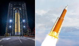 NASA, 화성행 로켓 SLS 핵심 연료탱크 테스트 시작