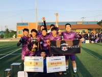 춘천 벤투스 전국풋살대회에서 우승
