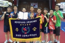 심인고 전국 중고 탁구 우승…포항 두호고 준우승