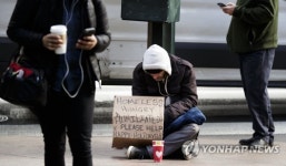 USA NEW YORK HOMELESS