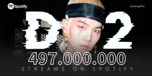 5억까지 3M..방탄소년단 슈가 어거스트디 'D-2' 스포티파이 4억 9700만