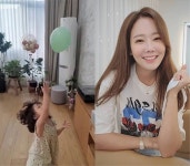 '백종원♥' 소유진 딸 세은, 넓은 거실에서 혼자 놀기 신공..풍선 놀이에 푹 빠진 귀요미♥