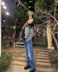 제니 "너무 추운 겨울이 찾아왔어요" 통바지 입어도 기럭지 우월하네
