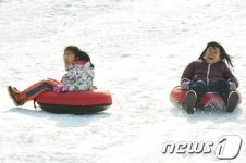 원주 드림랜드 눈 썰매장 ‘새 단장’