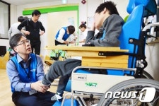 사회복지법인 성언복지원 성모전문요양원 | 송언석 차관, 행복공감봉사단 봉사활동