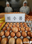 제주서 회수돼 폐기 앞둔 '08광명농장' 계란