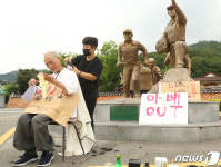 푸른유통산애그린 | 삭발하는 푸른세상 그린월드 박일선 대표