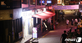 봉산문구(휴게음식점) | '썰렁한 이태원의 밤거리'