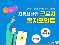 주함복지산업 | 전북도, 자동차산업 근로자 복지포인트 지원