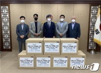 진컴퍼니, 외국인 코로나 극복 위해 마스크 4200매 기증