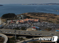 이황휴게소후 (상행) | 상춘객 차량 가득한 휴게소