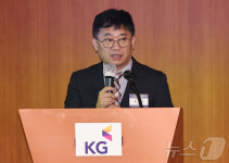 알켐에코솔루션 | 사업계획 발표하는 박생근 KG에코솔루션 대표