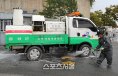 엠케이이지스방역소독 | 양승조 지사, 거점소독시설 찾아 방역 활동 펼쳐