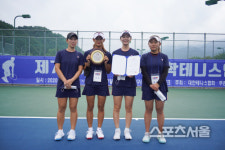 "코로나19로 훈련도 못했는데~" 한림대 인천대 대학테니스 남녀 최강 등극