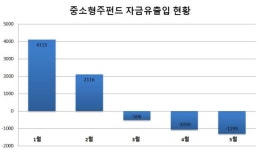 (주)제이에스리테일상무은혜점 | 중소형주펀드, 수익률 상승에 환매도 늘었다