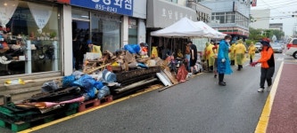 익산시 중앙동 침수피해 원인 조사...지원대책 마련