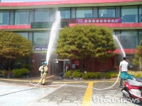 합동소방기술단주 | 함양군보건소·농업기술센터·119안전센터 '합동 소방훈련'