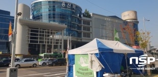 대세크레인스카이민주노총 | 민주노총 크레인 노동자, HDC현대산업개발에 고용 보장 농성