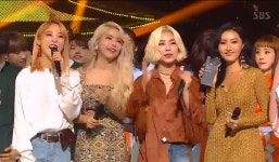 ‘인기가요’ 역시 믿듣맘무..마마무, 워너원 꺾고 영광의 1위(종합)