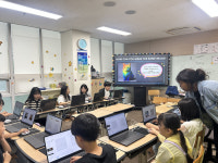 잉글리시에이아이 주식회사(EnglishAI Inc.) | 평택시국제교류재단 AI 잉글리시, AI 영어 미술 수업 성황