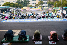 제2금란교 앞 | 제2공항 중단 염원 100인, 도청앞 100배 시위