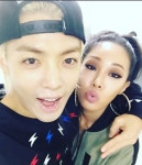 '뮤직뱅크' 제시, 강남과 셀카 인증 "오빠 너무 자주 보는 거 아니야?"