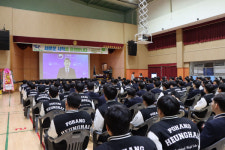 포항흥해공고, 협약형 특성화고 현판 제막·입학식 성료