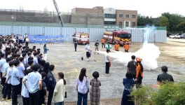 예산 충남반도체마이스터고등학교, 합동소방훈련 실시