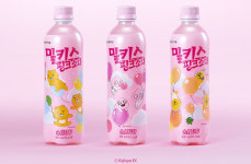 핑크빛 밀키스, 카카오프렌즈와 만났다