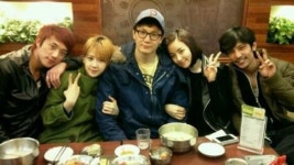 스페이스A "가왕 더원 선배님이 야식 사주셨어요"
