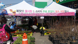 남양주시농업기술센터, 제1회 꽃시장 & 소비자 무료 분갈이 체험 행사