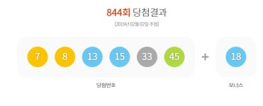 만천황금로또 | 로또844회당첨번호 , 황금 돈몽 꿨나 , 새해 첫 대복이 넝쿨째로